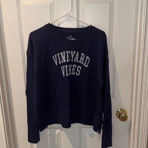 navy vineyard vines crewneck size large